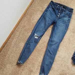 American eagle high rise jeans